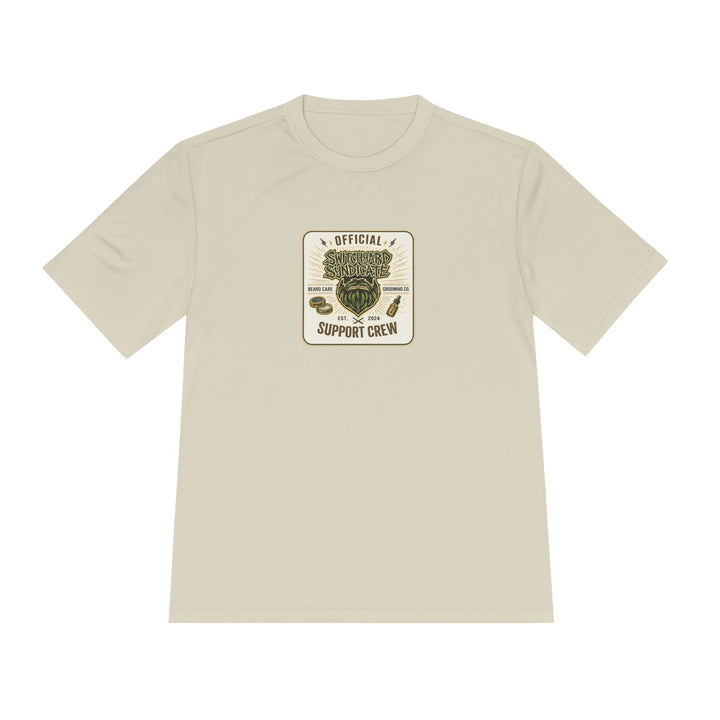 Support Crew Skull Tee — "Official Support Crew" Moisture-Wicking Shirt