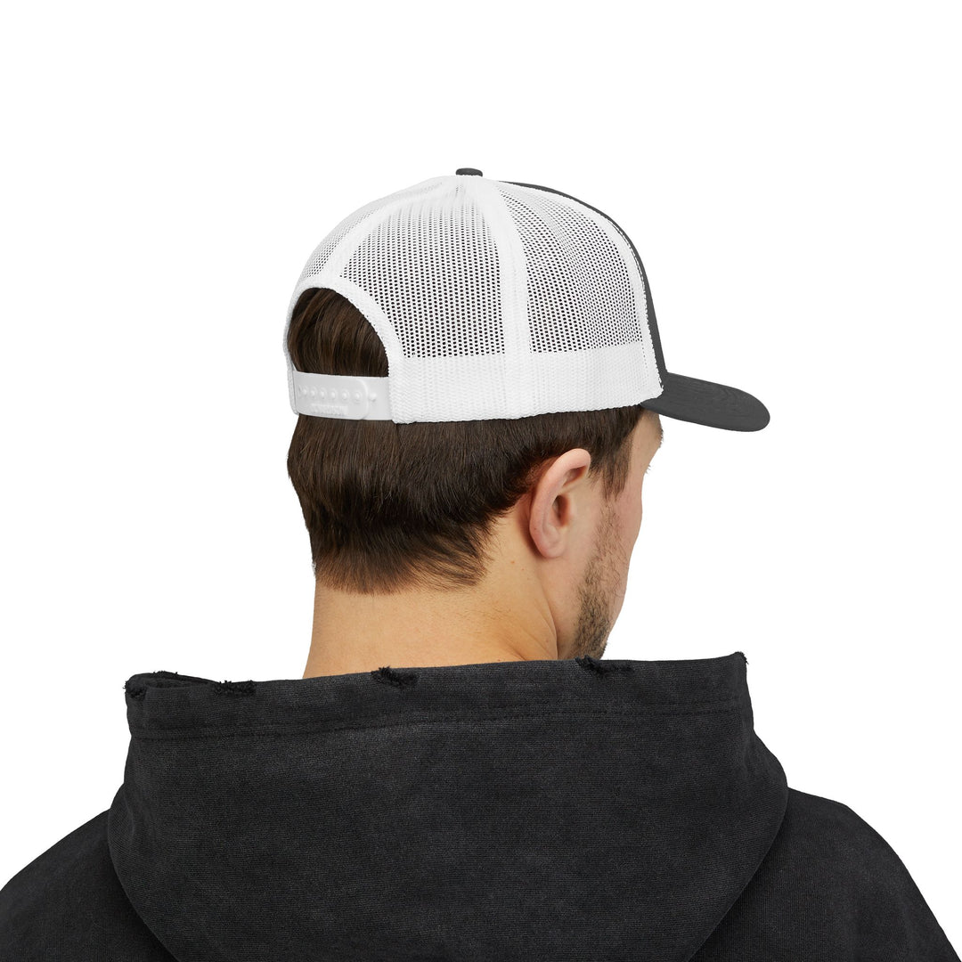 Rustic Beard Trucker Cap, Hipster Cap, Gift for Bearded Men, Outdoor Cap, Unique Dad Hat, Adjustable Retro Snapback