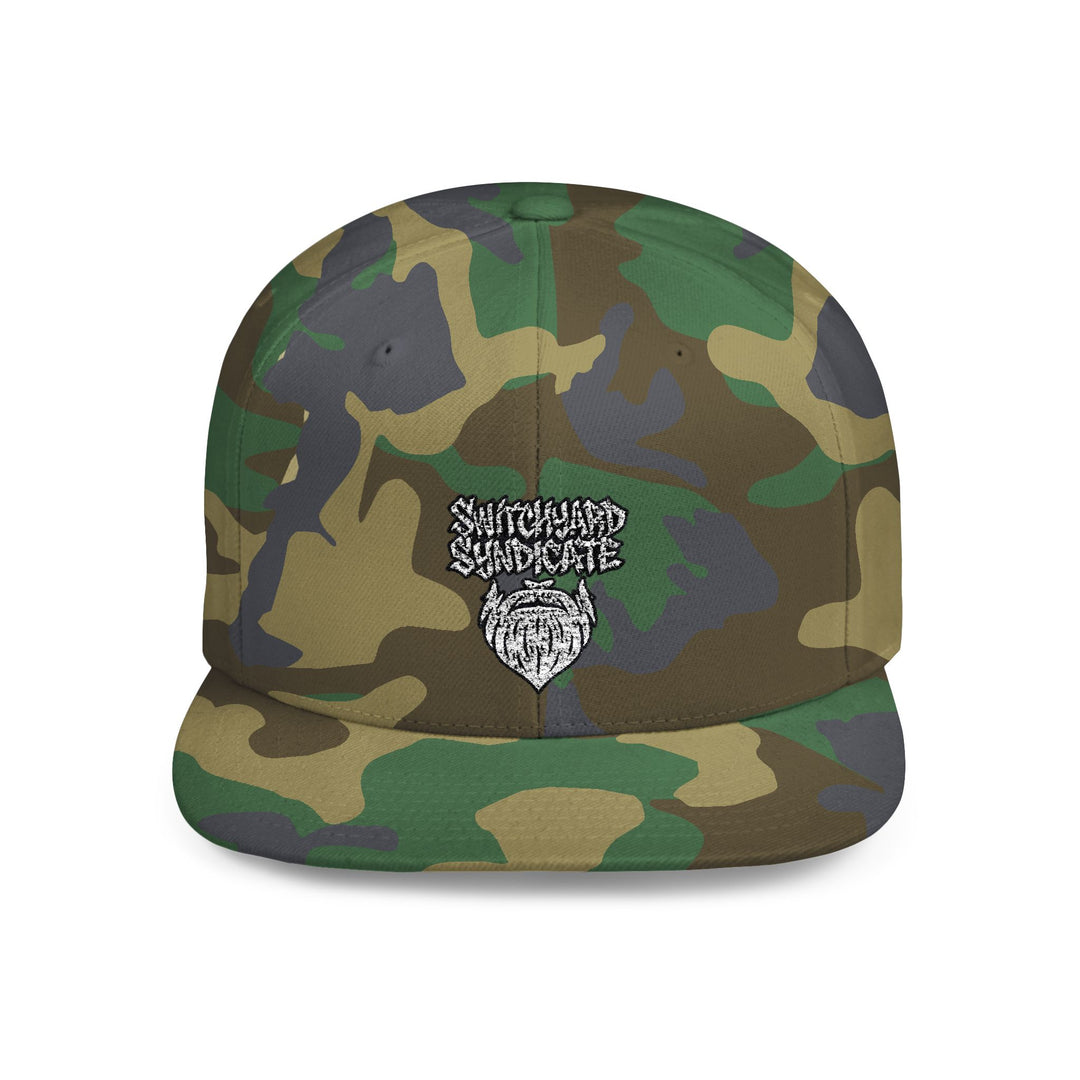 Stylish Flat Bill Snapback Hat, Casual Fashion Accessory, Trendy Gift for Him, Everyday Wear, Streetwear Essential