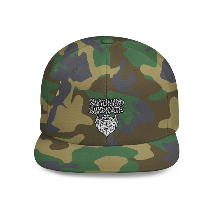 Stylish Flat Bill Snapback Hat, Casual Fashion Accessory, Trendy Gift for Him, Everyday Wear, Streetwear Essential