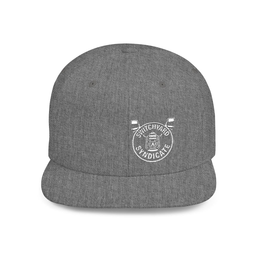 Stylish Flat Bill Snapback Hat, Trendy Cap for Streetwear, Unisex Headwear, Perfect for Festivals, Gifts and Casual Outings
