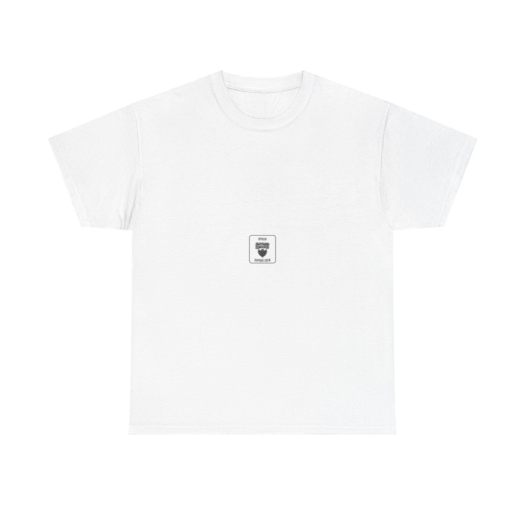Minimalist Tiny Label T‑Shirt — Micro Chest Logo Tee