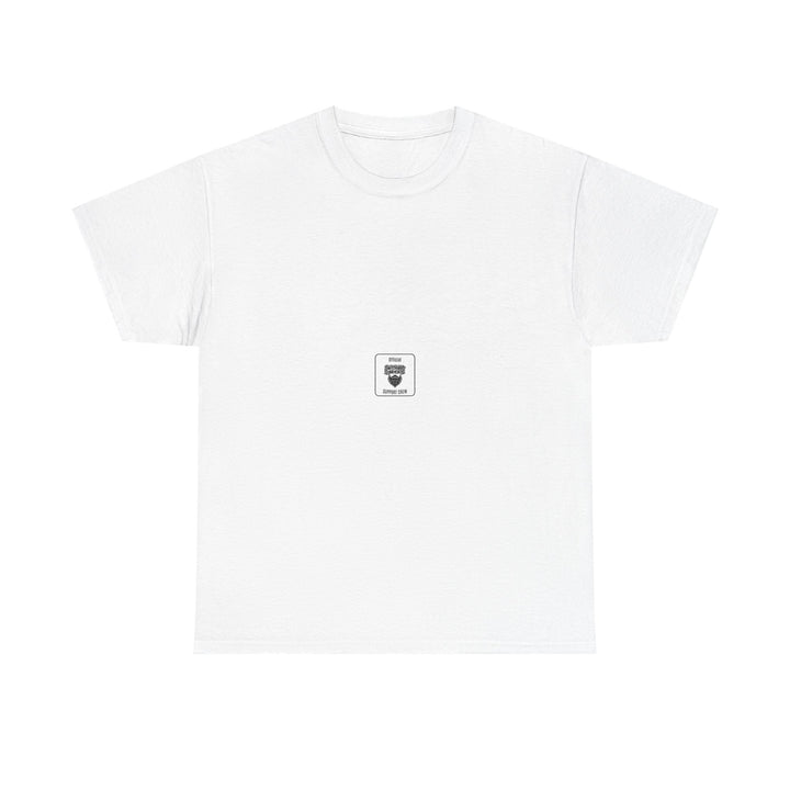 Minimalist Tiny Label T‑Shirt — Micro Chest Logo Tee