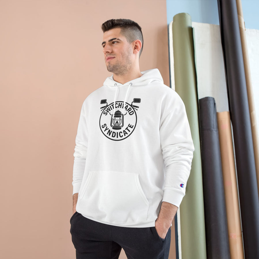 Champion Hoodie with Switchyard Syndicate Design, Cozy Outfit, Streetwear, Perfect Gift for Sports Enthusiasts, Birthday Gift, Unisex [...]