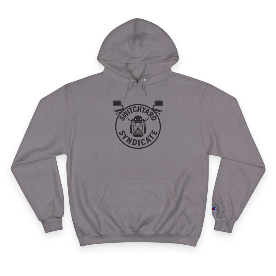 Champion Hoodie with Switchyard Syndicate Design, Cozy Outfit, Streetwear, Perfect Gift for Sports Enthusiasts, Birthday Gift, Unisex [...]