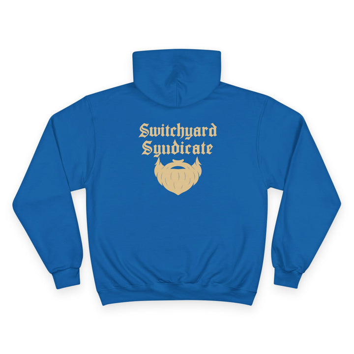 Champion Hoodie with Switchyard Syndicate Design, Cozy Outfit, Streetwear, Perfect Gift for Sports Enthusiasts, Birthday Gift, Unisex [...]