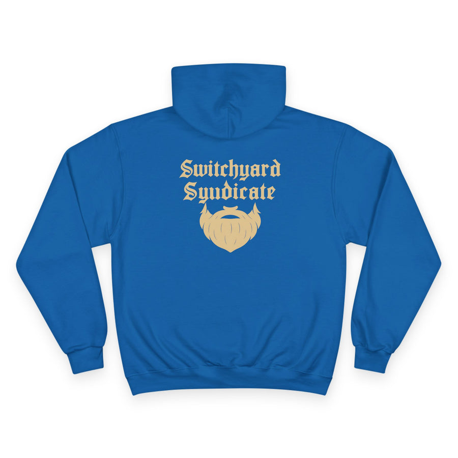 Champion Hoodie with Switchyard Syndicate Design, Cozy Outfit, Streetwear, Perfect Gift for Sports Enthusiasts, Birthday Gift, Unisex [...]