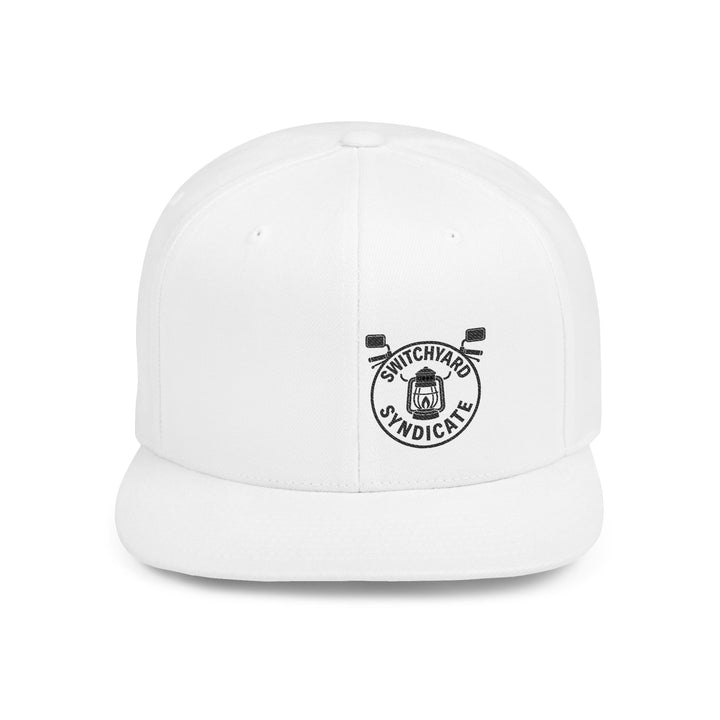 Stylish Flat Bill Snapback Hat, Perfect for Streetwear, Casual Outings, Skate Sessions, Gift for Trendsetters, Cool Logo Design