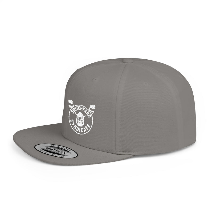 Stylish Flat Bill Snapback Hat, Trendy Cap for Streetwear, Unisex Headwear, Perfect for Festivals, Gifts and Casual Outings