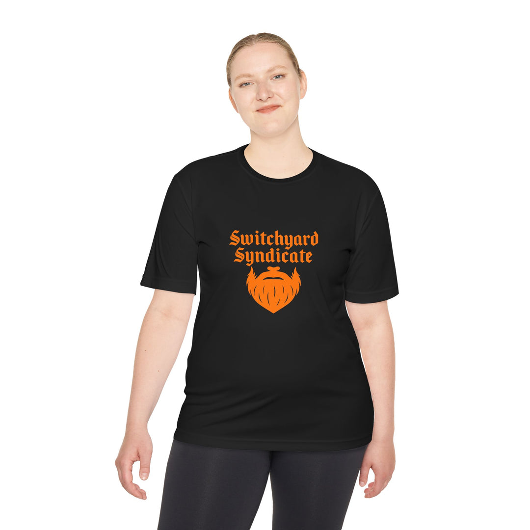 Bearded Humor Tee, Funny Sports Shirt, Gift for Beard Lovers, Stylish Workout Top, Unisex Fitness Wear