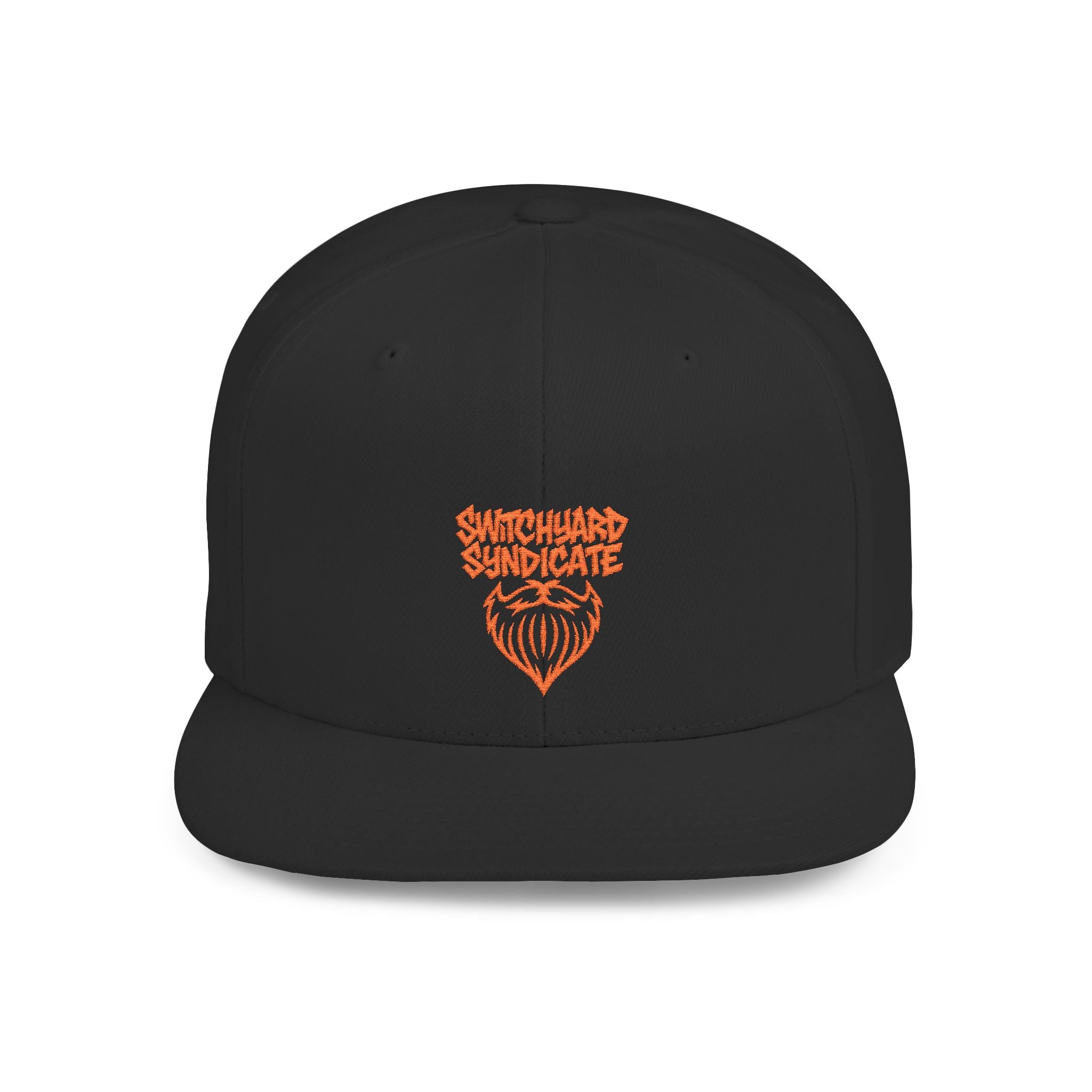 Stylish Snapback Hat, Trendy Flat Brim Cap for Men and Women, Perfect for Casual Outings, Gifts, and Festivals, Bearded Design