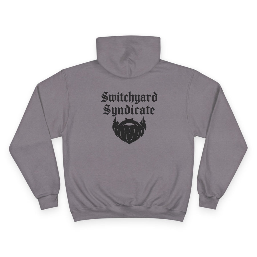 Champion Hoodie with Switchyard Syndicate Design, Cozy Outfit, Streetwear, Perfect Gift for Sports Enthusiasts, Birthday Gift, Unisex [...]