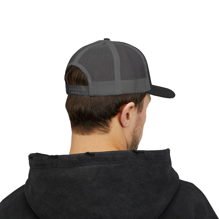 Rustic Beard Trucker Cap, Hipster Cap, Gift for Bearded Men, Outdoor Cap, Unique Dad Hat, Adjustable Retro Snapback