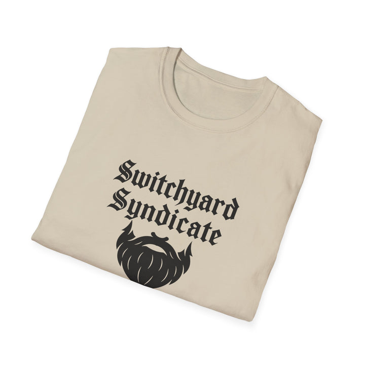 Beard Enthusiast Unisex T-Shirt - Perfect for Gifts, Casual Wear, Events, and Bearded Celebrations, Switchyard Syndicate Tee, Beard On Shirt