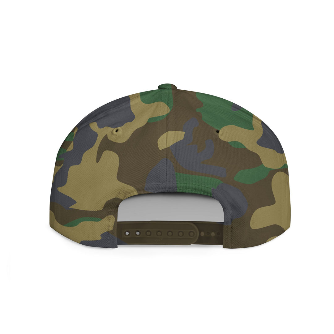 Stylish Snapback Hat, Trendy Flat Brim Cap for Men and Women, Perfect for Casual Outings, Gifts, and Festivals, Bearded Design