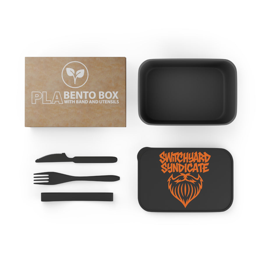 Edgy Bento Box with Utensils, Urban Lunch Container, Meal Prep Box, Gift for Foodies, Cool Lunchbox, Stylish Food Storage
