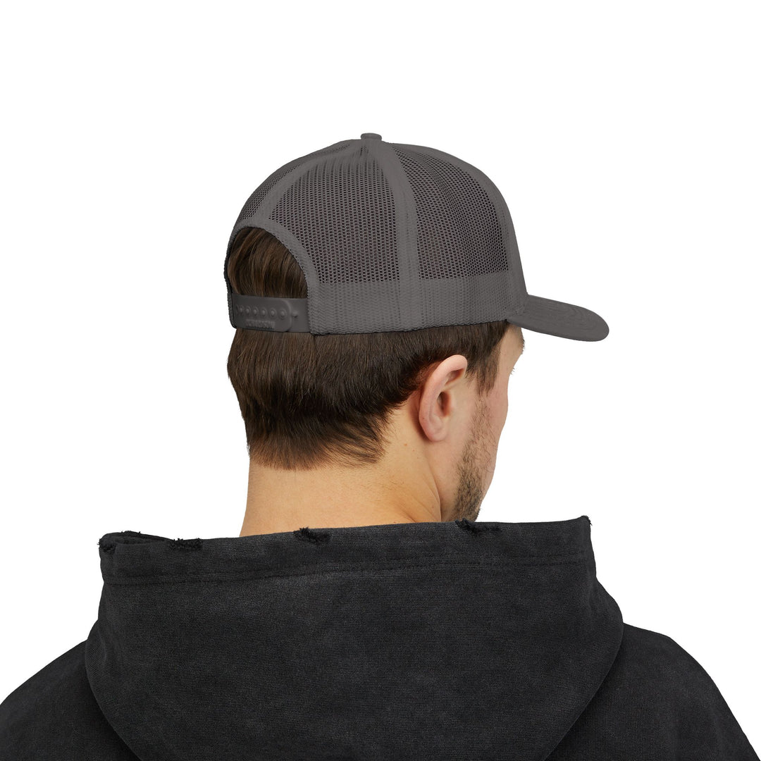 Rustic Beard Trucker Cap, Hipster Cap, Gift for Bearded Men, Outdoor Cap, Unique Dad Hat, Adjustable Retro Snapback