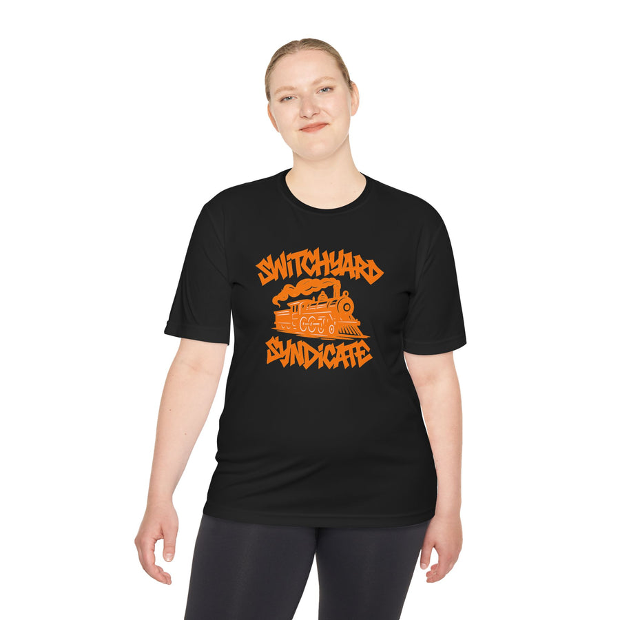 Switchyard Syndicate Unisex Moisture Wicking Tee, Graffiti Style Shirt, Streetwear Fashion, Perfect Gift for Train Lovers, Activewear [...]