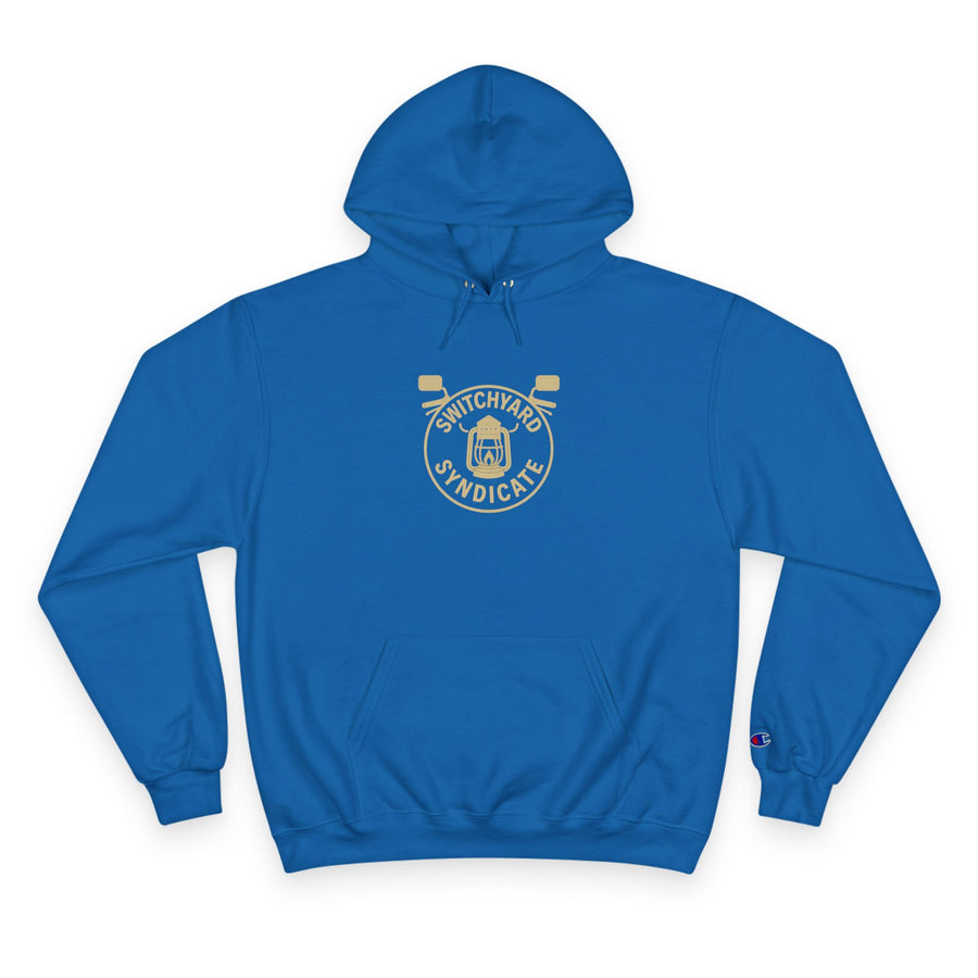Champion Hoodie with Switchyard Syndicate Design, Cozy Outfit, Streetwear, Perfect Gift for Sports Enthusiasts, Birthday Gift, Unisex [...]