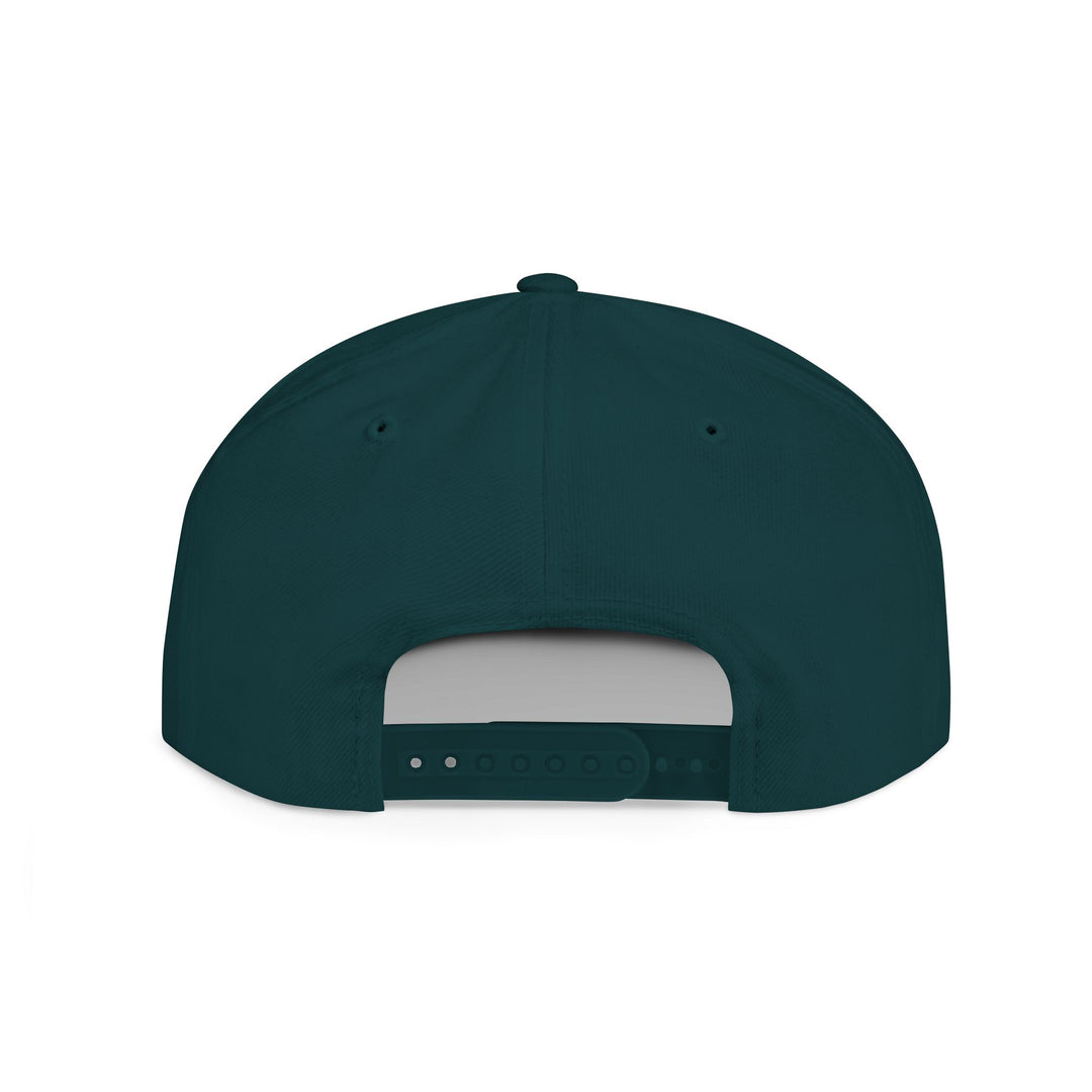 Stylish Flat Bill Snapback Hat, Perfect for Streetwear, Casual Outings, Skate Sessions, Gift for Trendsetters, Cool Logo Design