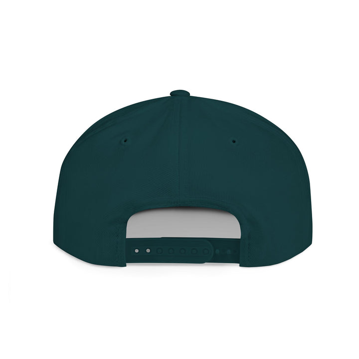 Stylish Flat Bill Snapback Hat, Perfect for Streetwear, Casual Outings, Skate Sessions, Gift for Trendsetters, Cool Logo Design