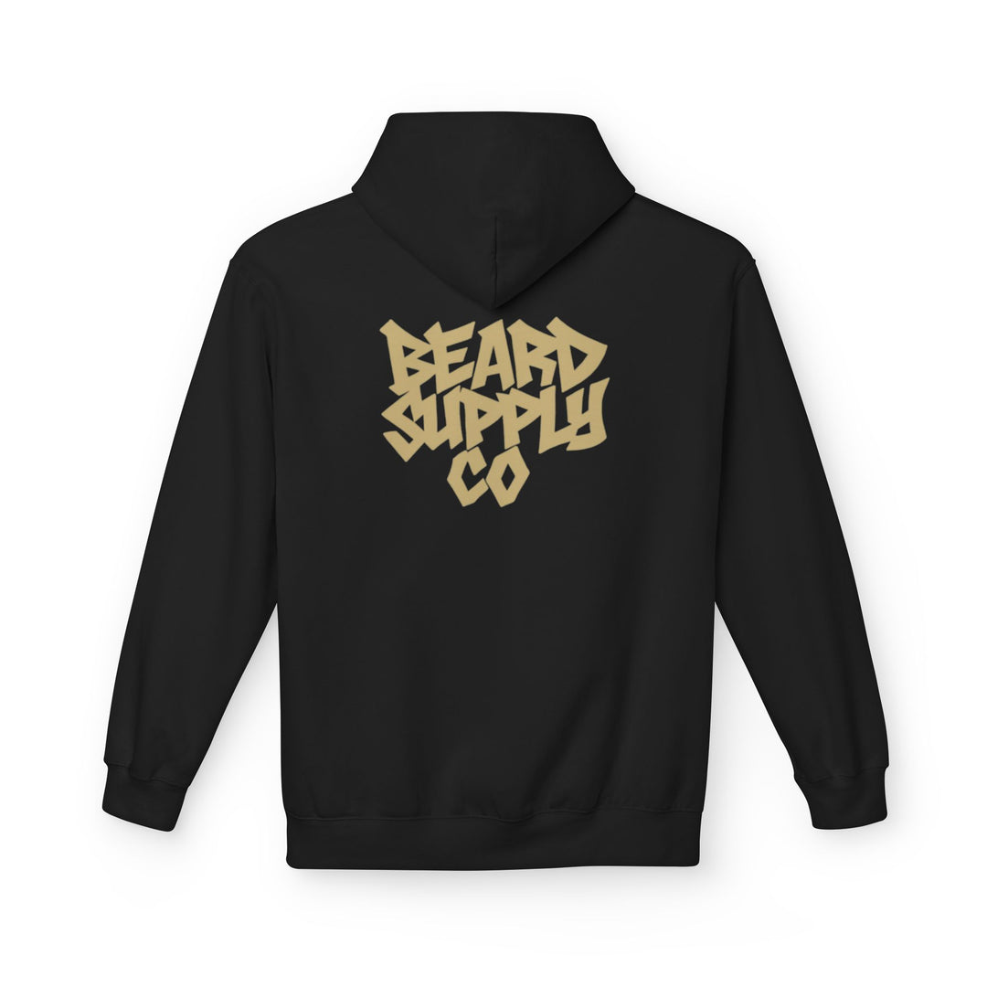 Beard Supply Co. Gold Logo Hoodie — "Swerve Hard, Swerve Rare"