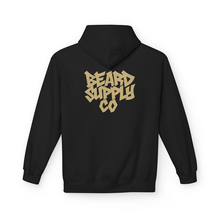 Beard Supply Co. Gold Logo Hoodie — "Swerve Hard, Swerve Rare"