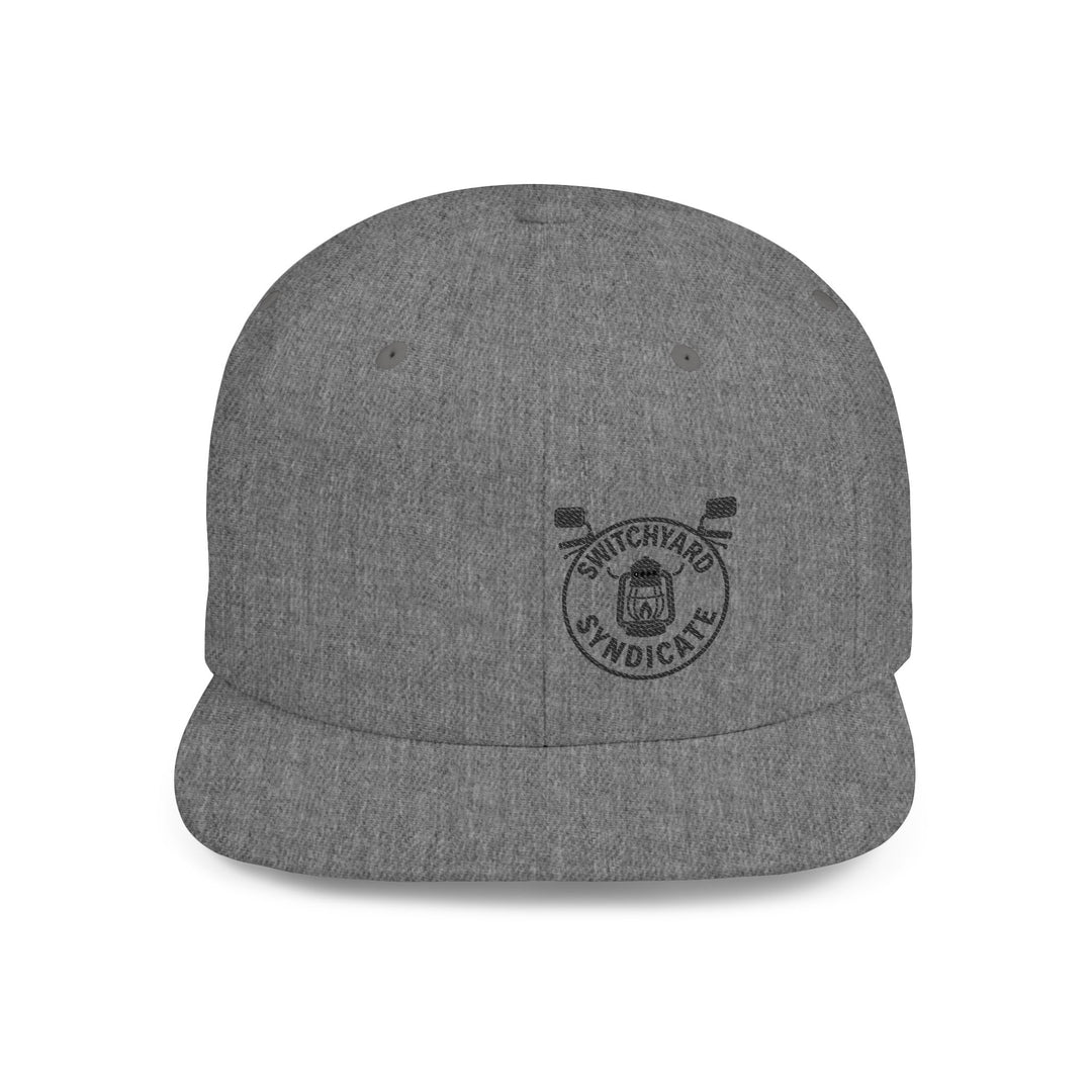 Stylish Flat Bill Snapback Hat, Perfect for Streetwear, Casual Outings, Skate Sessions, Gift for Trendsetters, Cool Logo Design