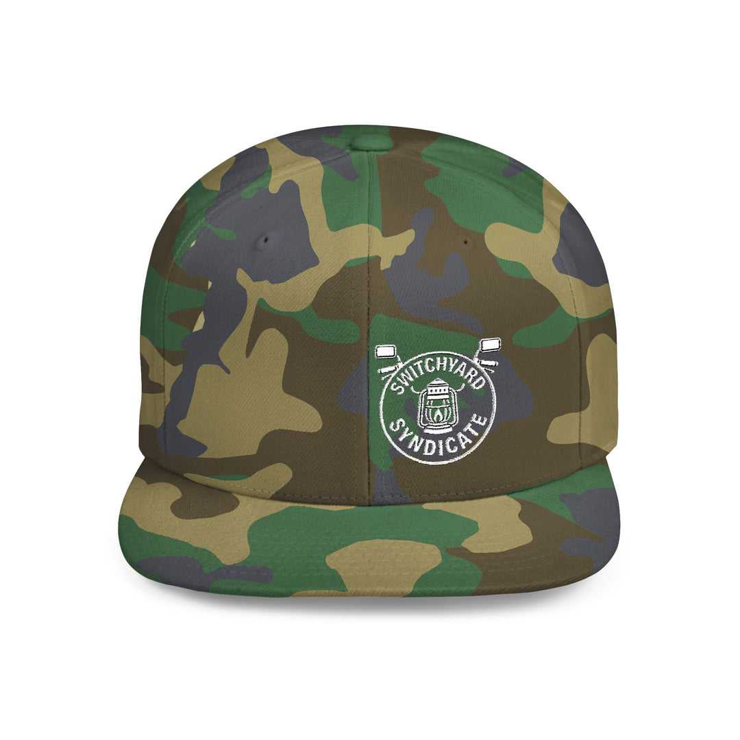 Stylish Flat Bill Snapback Hat, Trendy Cap for Streetwear, Unisex Headwear, Perfect for Festivals, Gifts and Casual Outings