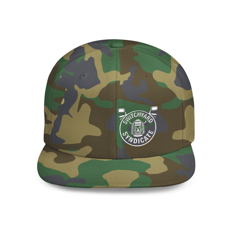 Stylish Flat Bill Snapback Hat, Trendy Cap for Streetwear, Unisex Headwear, Perfect for Festivals, Gifts and Casual Outings