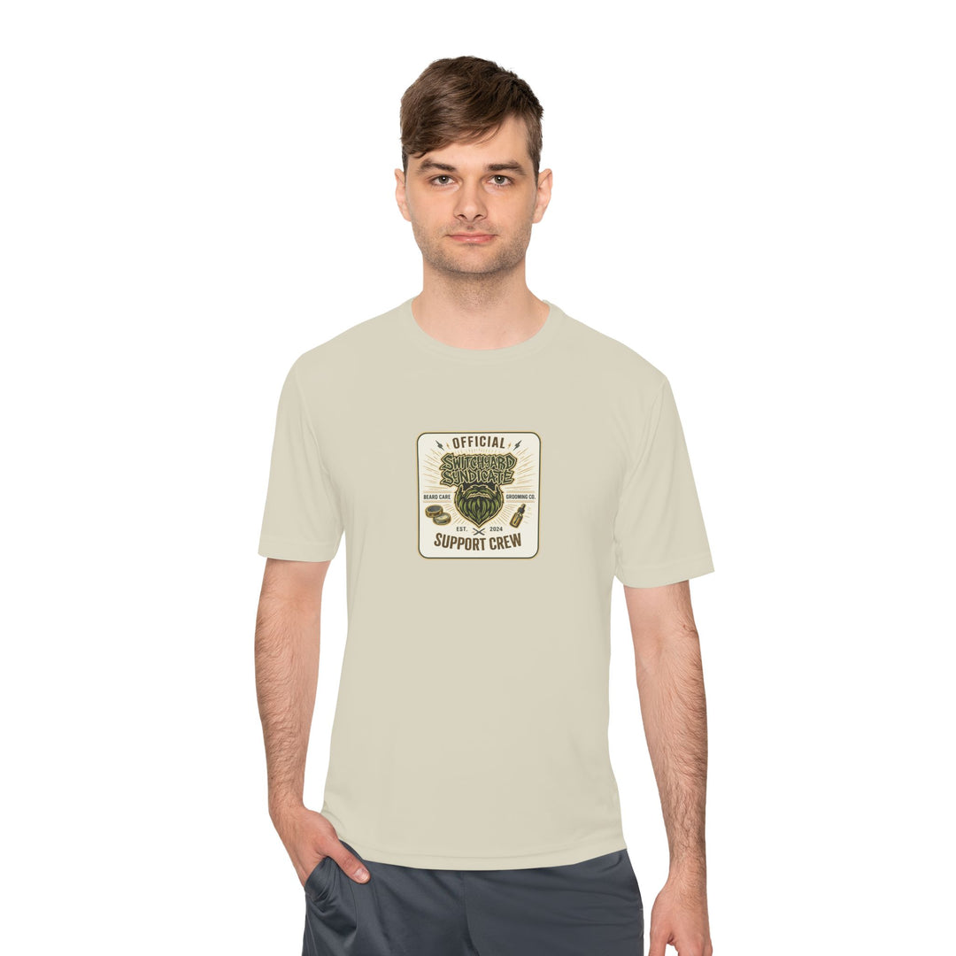 Support Crew Skull Tee — "Official Support Crew" Moisture-Wicking Shirt