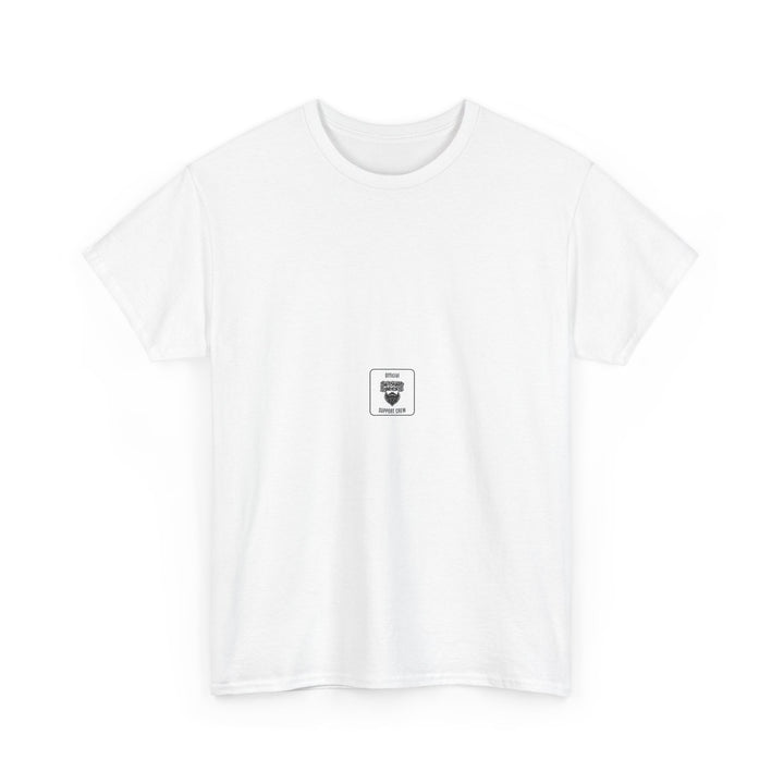 Minimalist Tiny Label T‑Shirt — Micro Chest Logo Tee