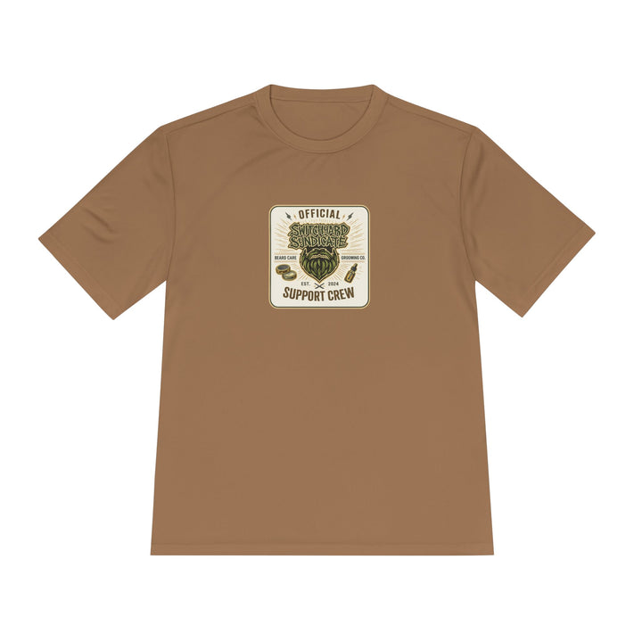 Support Crew Skull Tee — "Official Support Crew" Moisture-Wicking Shirt