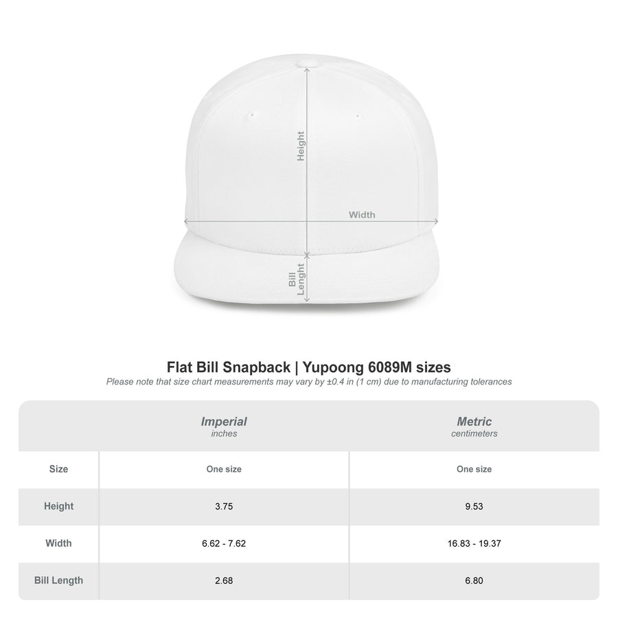 Cool Flat Bill Snapback Hat | Urban Style Cap for Street Fashion | Perfect Gift for Teens, Gifting, Holidays, and Casual Wear