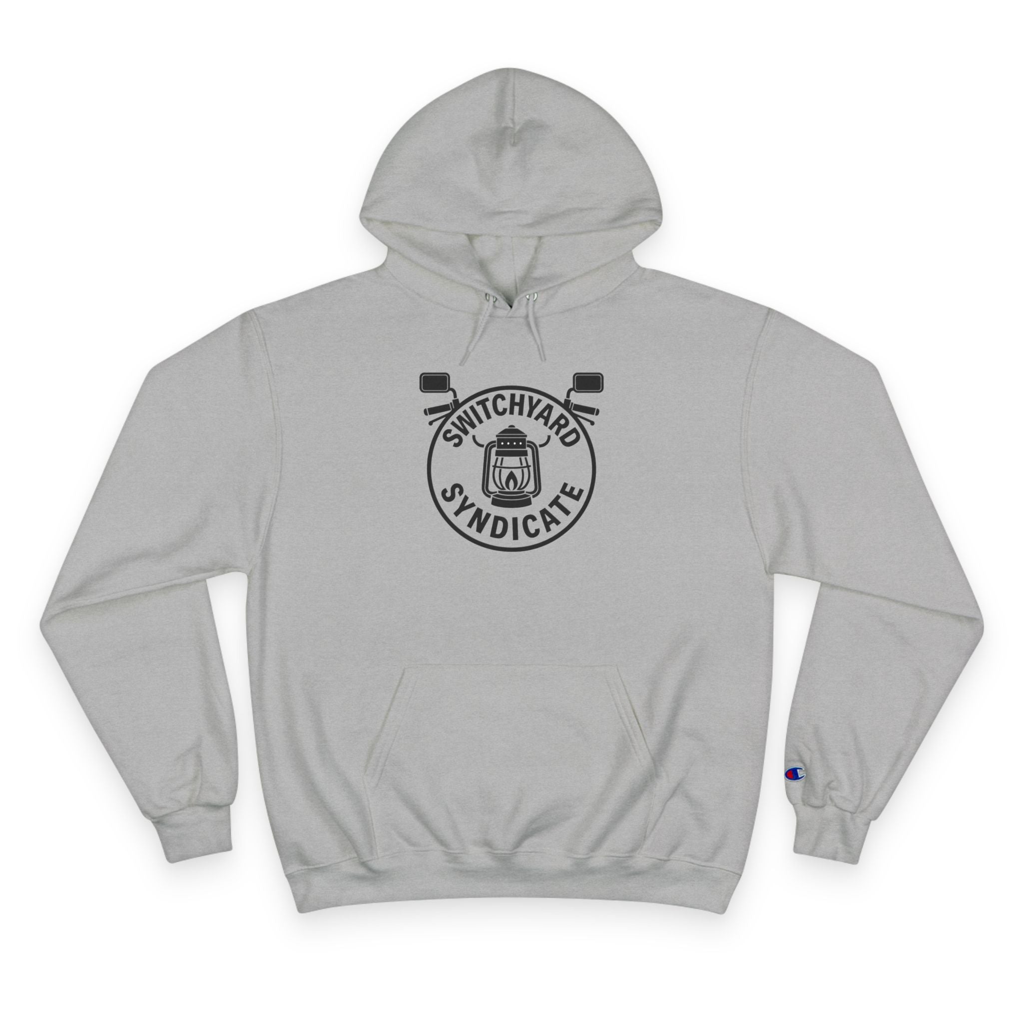 Champion Hoodie with Switchyard Syndicate Design, Cozy Outfit, Streetwear, Perfect Gift for Sports Enthusiasts, Birthday Gift, Unisex [...]