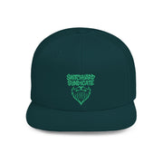 Stylish Flat Bill Snapback Hat, Trendy Cap, Urban Streetwear, Gifts for Him, Summer Fashion, Festival Wear, Casual Style