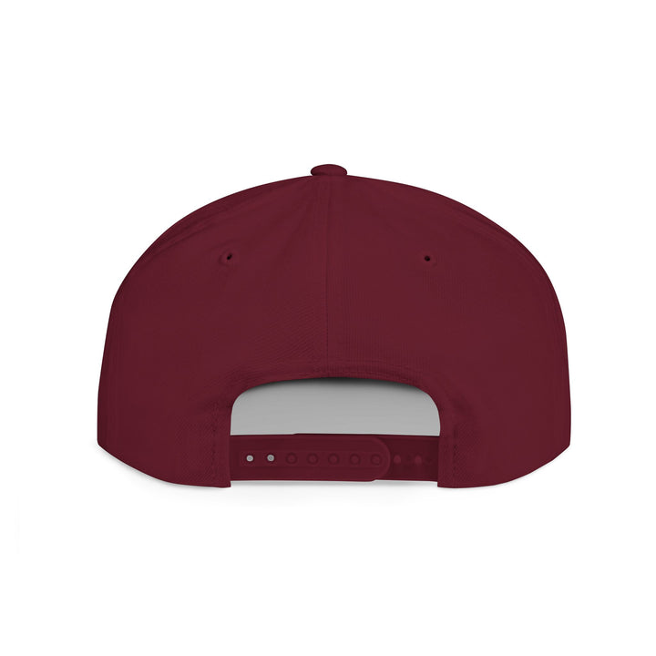 Stylish Flat Bill Snapback Hat, Perfect for Streetwear, Casual Outings, Skate Sessions, Gift for Trendsetters, Cool Logo Design