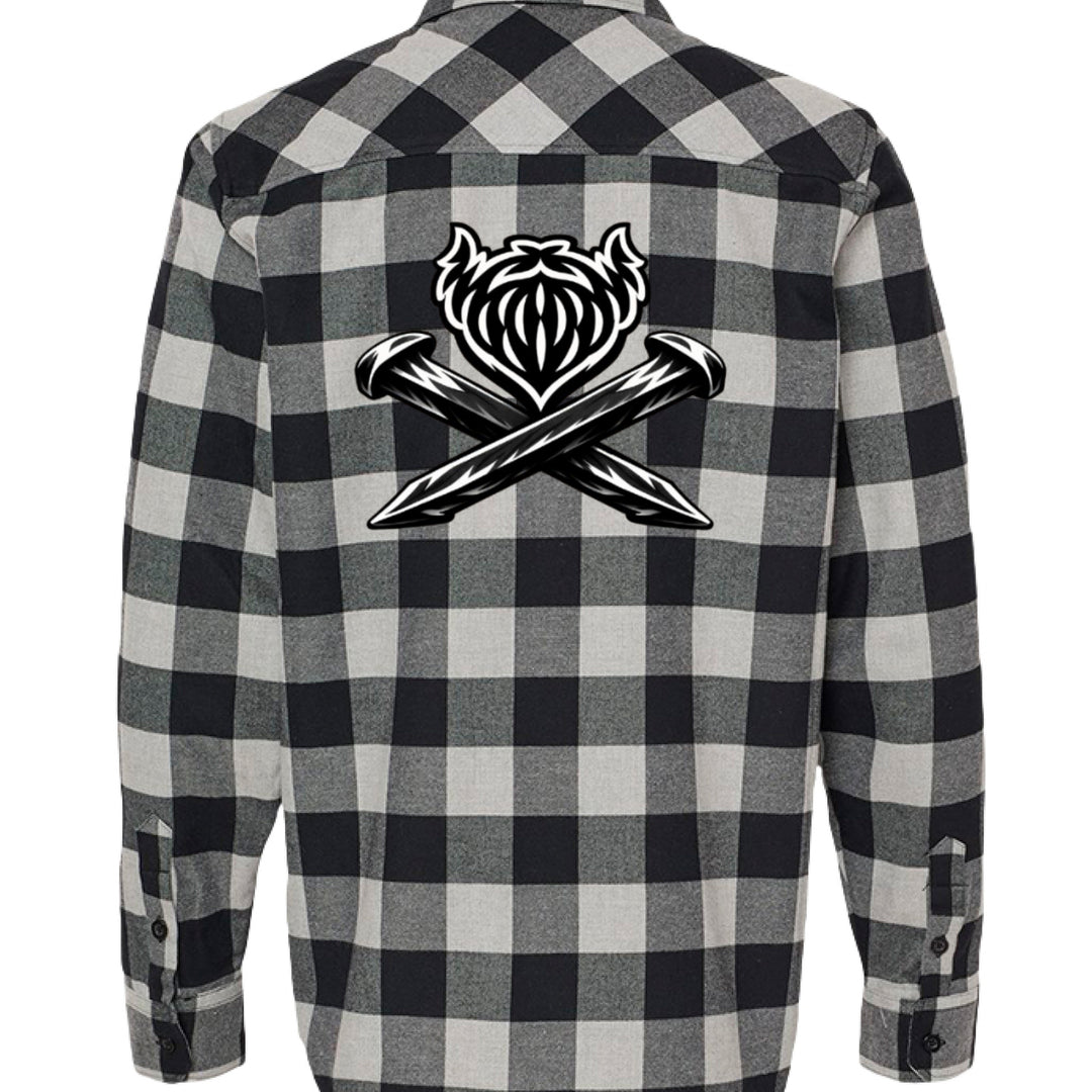 Grey Heather/ Black - BACK
