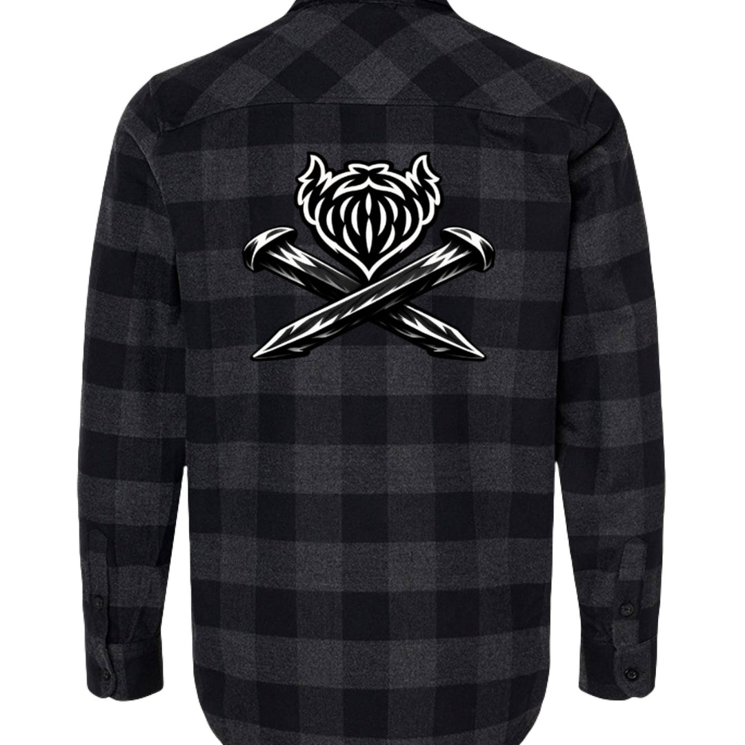 Charcoal Heather/ Black - BACK