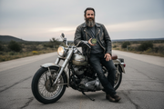 Outlaw Ember Motorcycle Rider